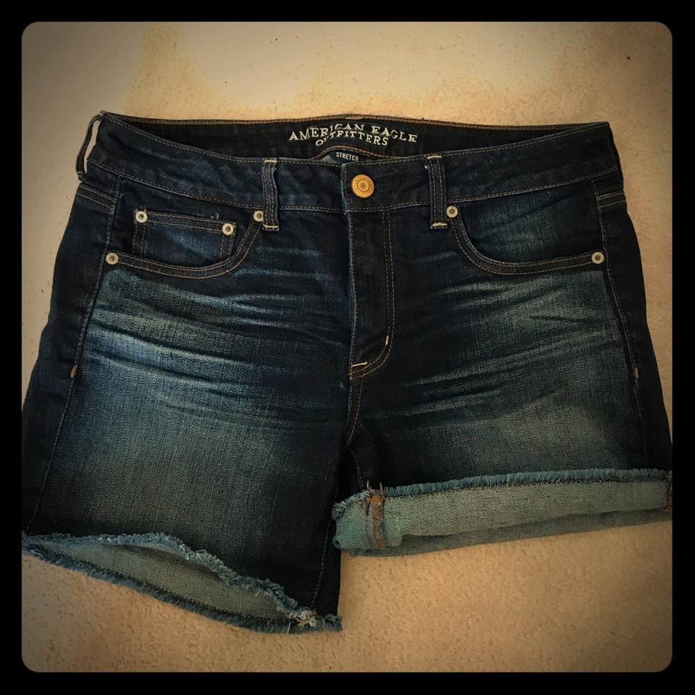 AE Denim Midi Shorts